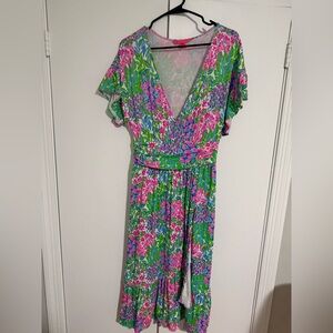 Lilly Pulitzer Pink and Green Dress